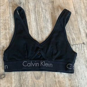 Calvin Klein bra in black